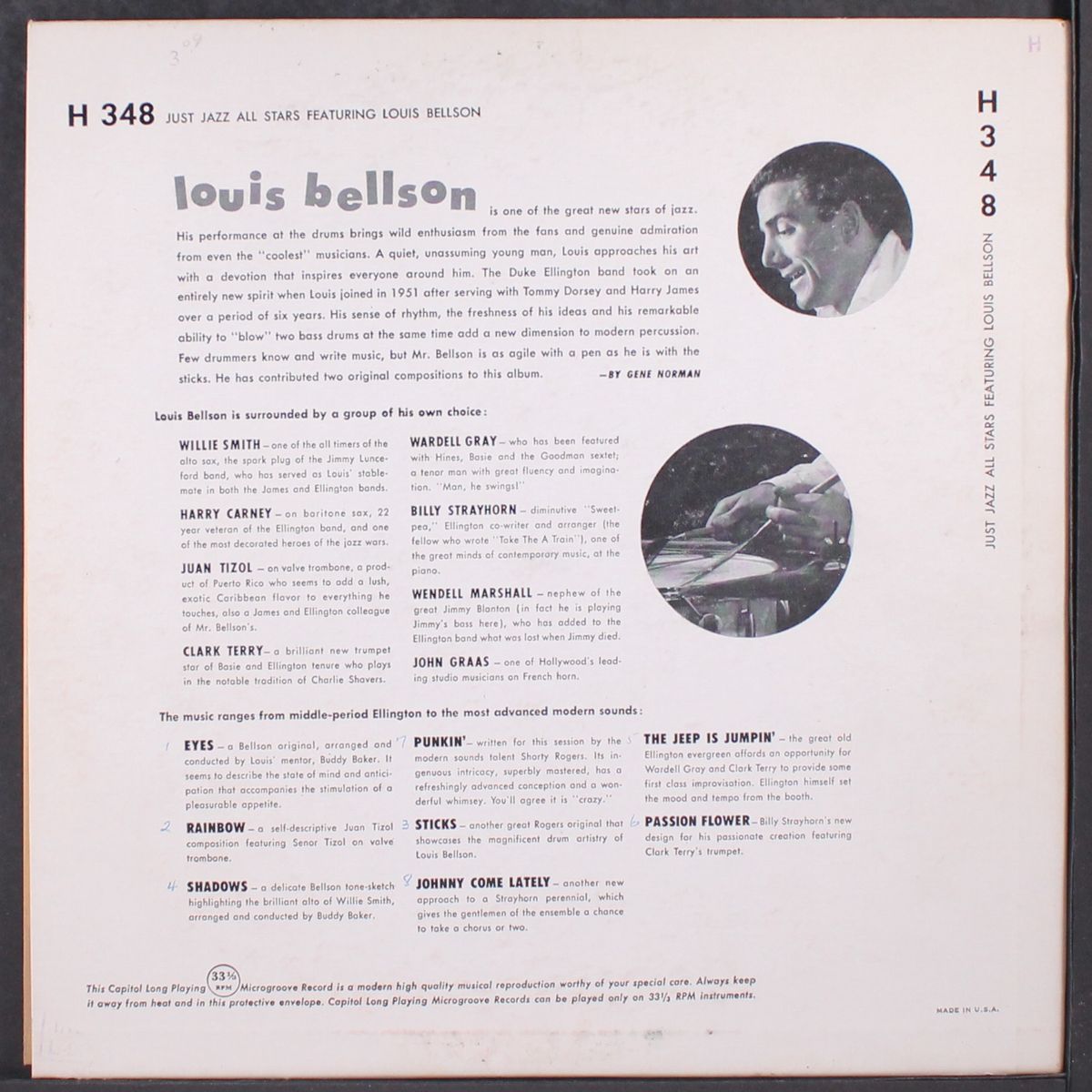 just jazz all stars by LOUIS BELLSON