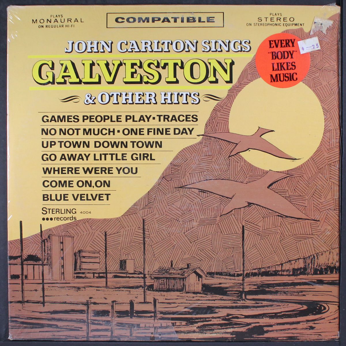 sings galveston by JOHN CARLTON