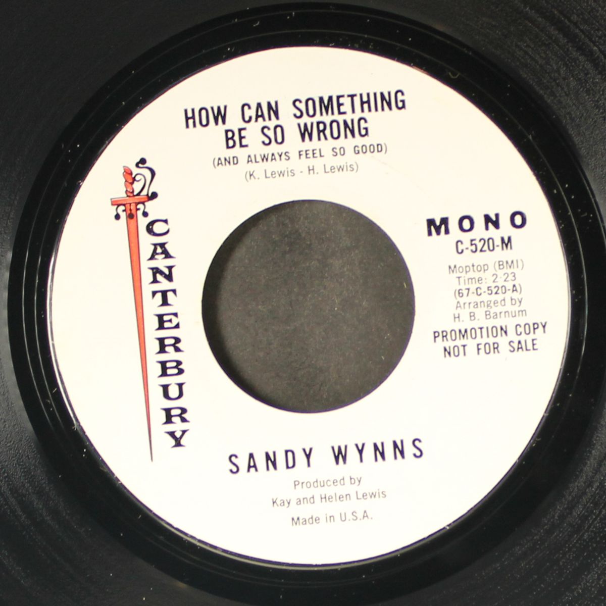how can something be so wrong / mono by SANDY WYNNS
