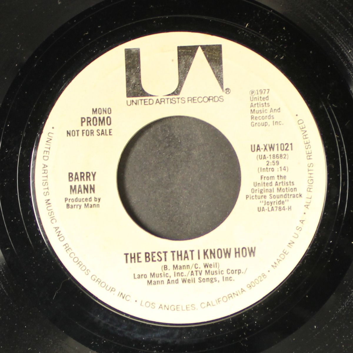 the best that i know how / mono by BARRY MANN