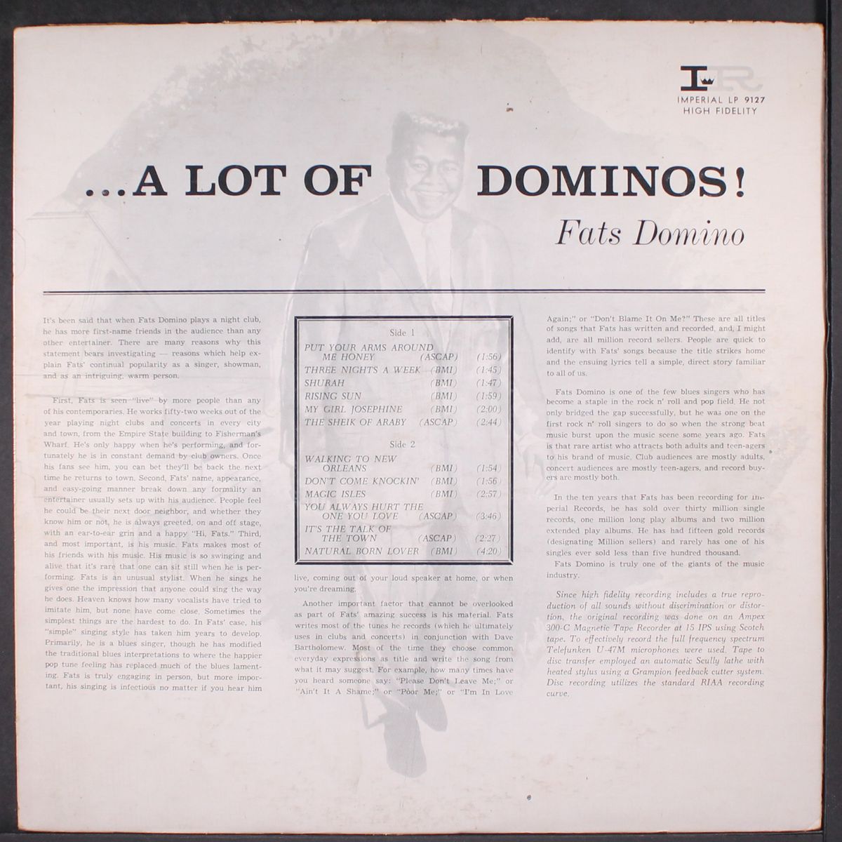 a lot of dominos by FATS DOMINO