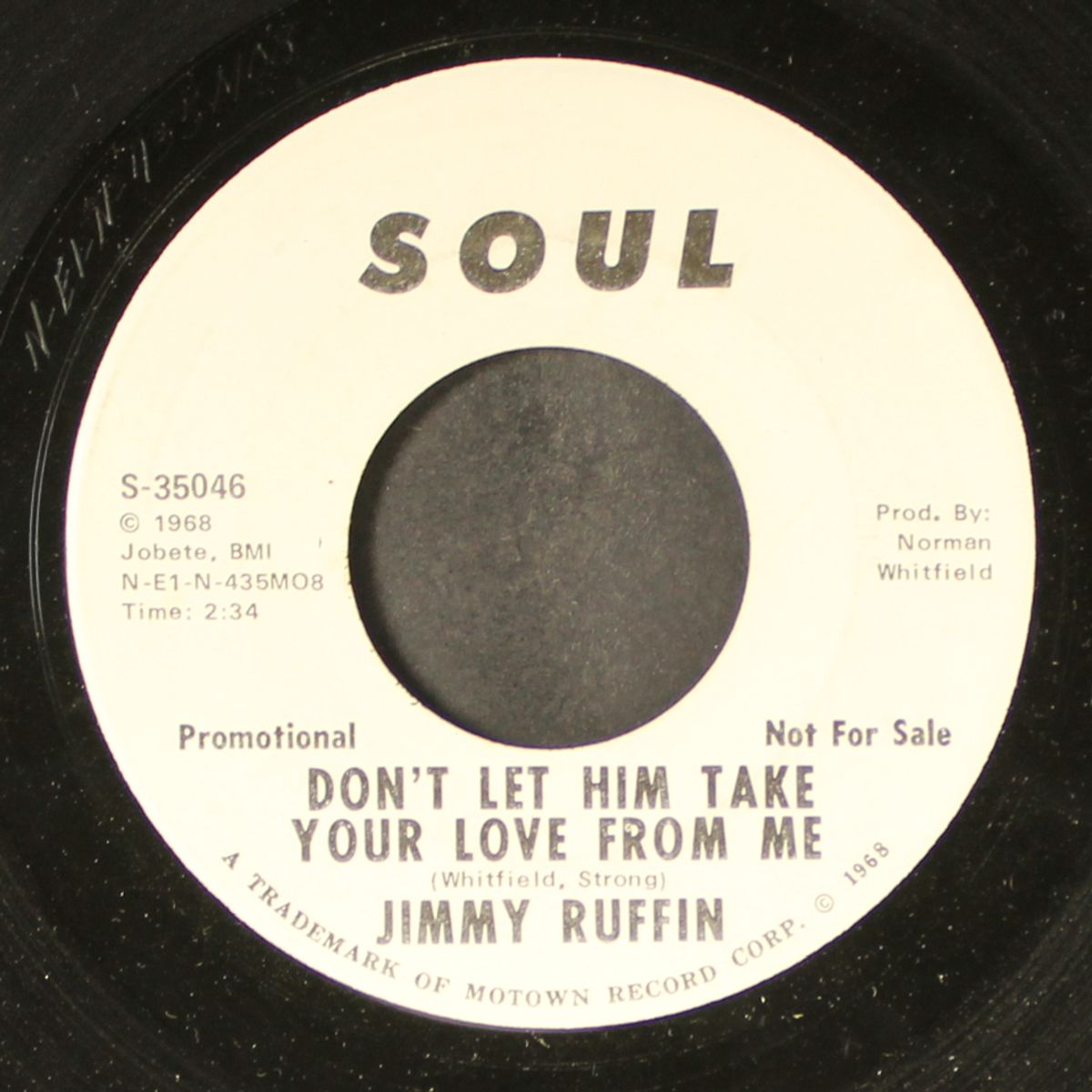 don't let him take your love from me by JIMMY RUFFIN
