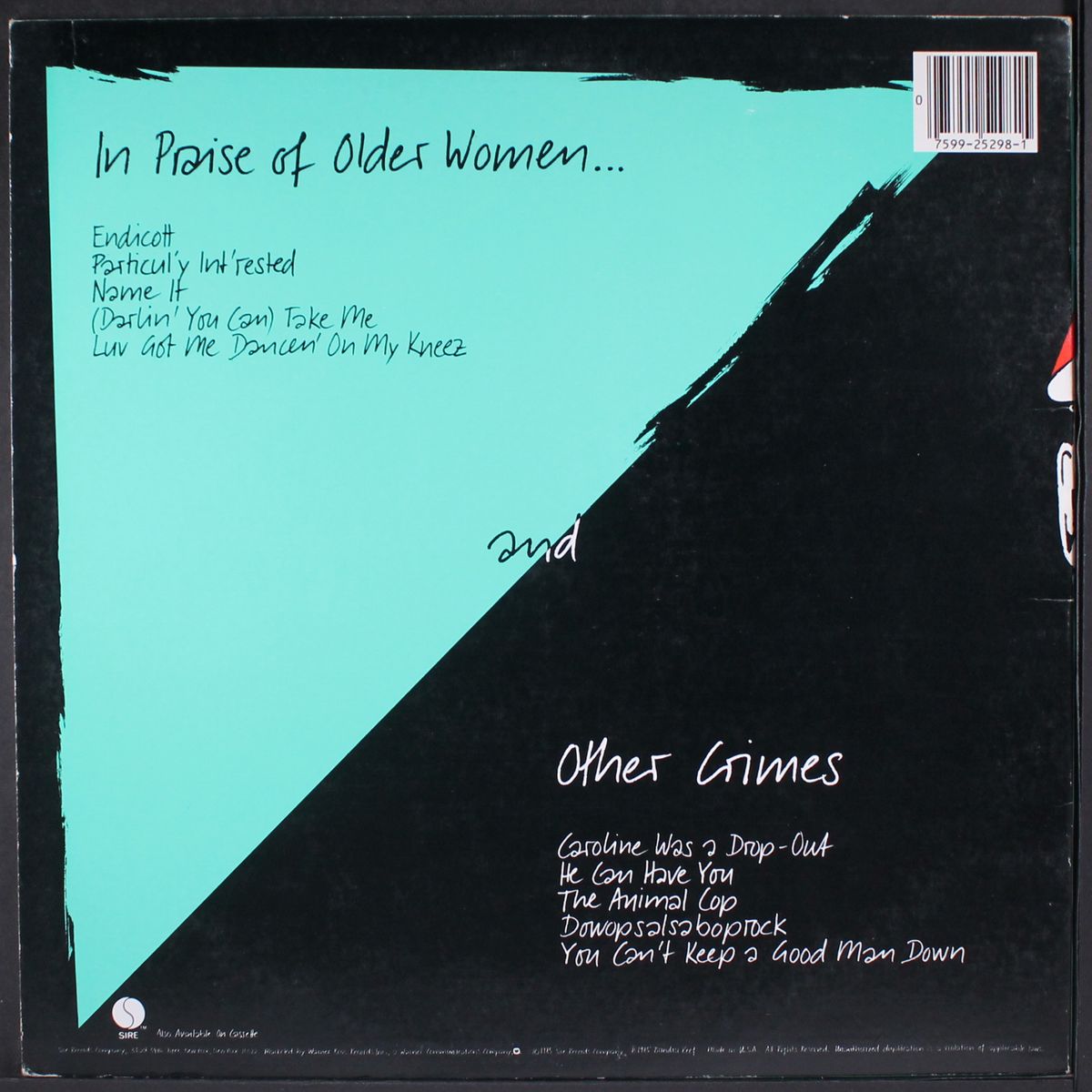 in praise of older women and other crimes by KID CREOLE & COCONUTS