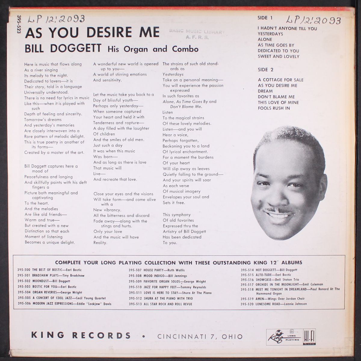 as you desire me by BILL DOGGETT