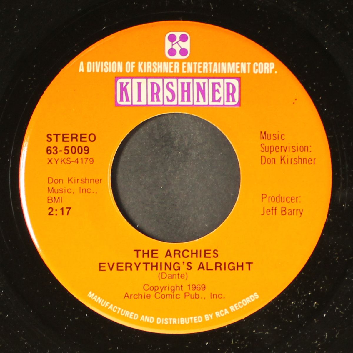 everything's alright / together we two by ARCHIES