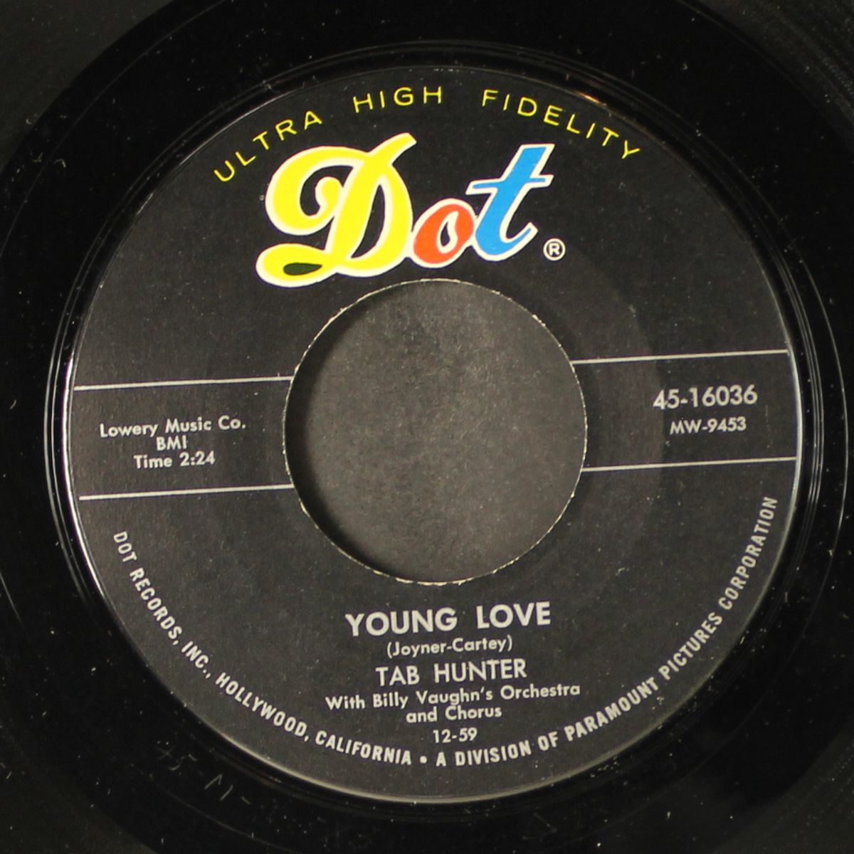 young love / ninety-nine ways by TAB HUNTER