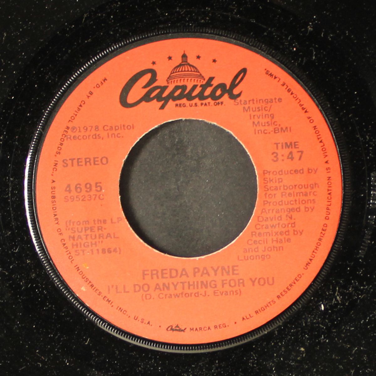 i'll do anything for you / instro by FREDA PAYNE