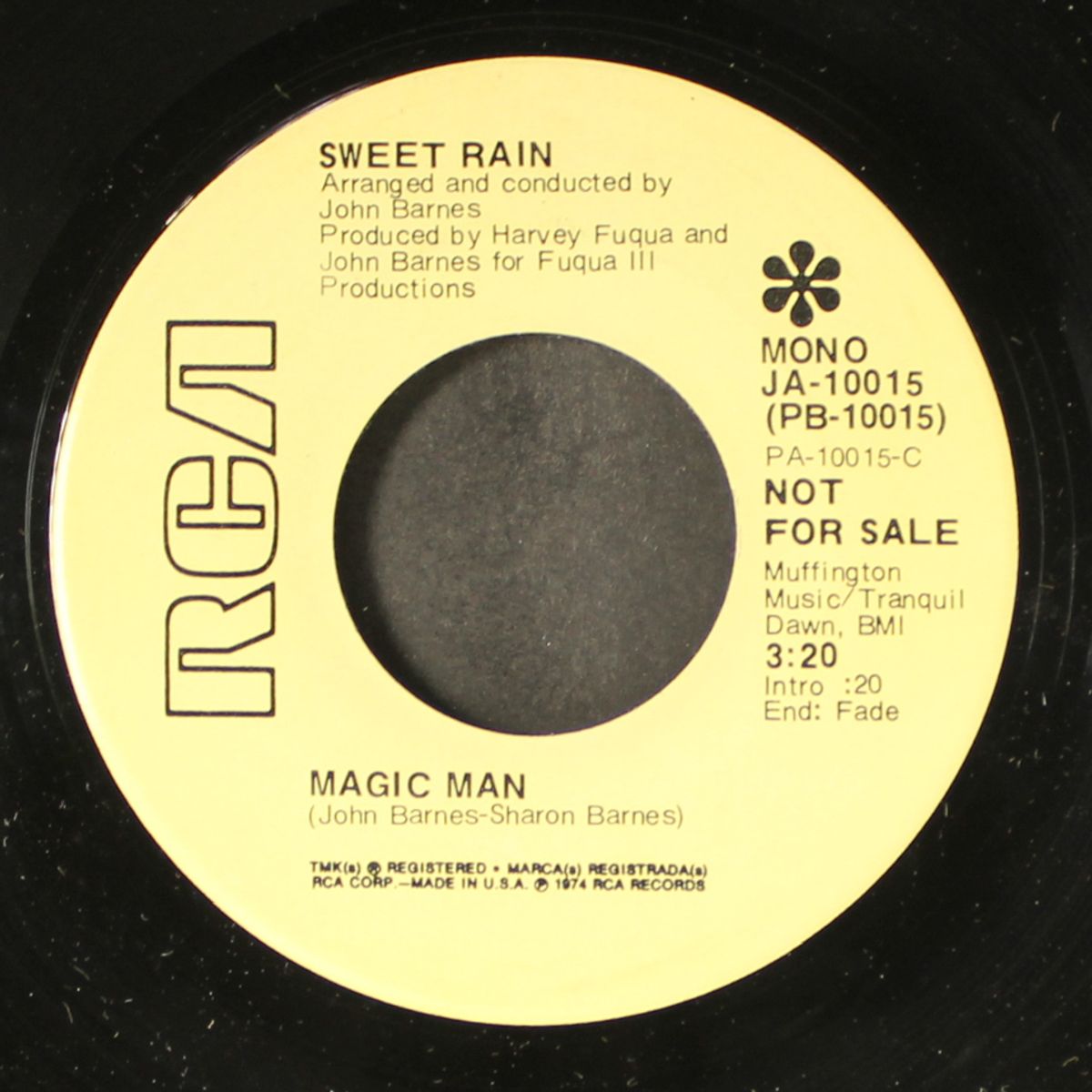 magic man / love i'm glad i found you by SWEET RAIN