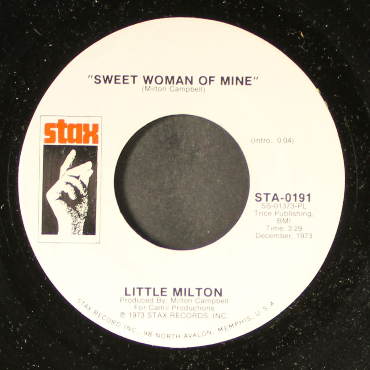tin pan alley / sweet woman of mine by LITTLE MILTON