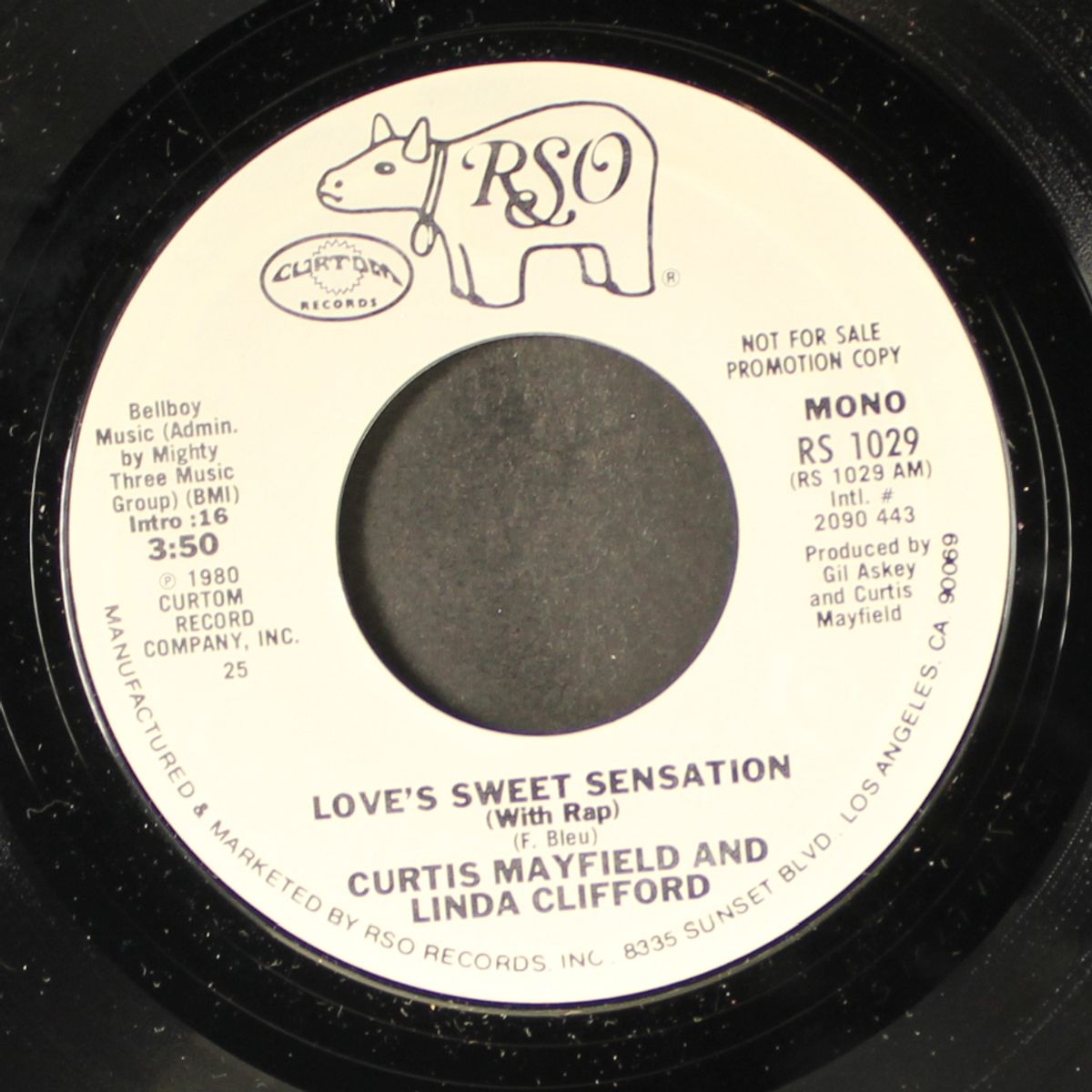 love's sweet sensation / mono by CURTIS MAYFIELD & LINDA CLIFFORD