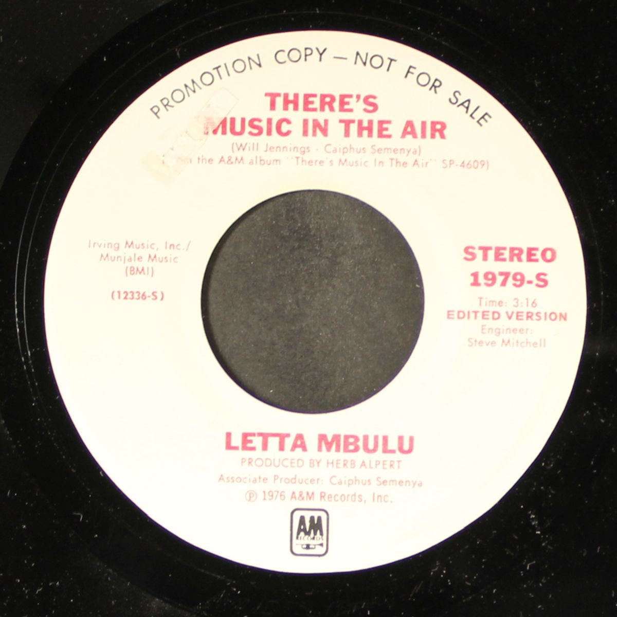 there's music in the air / mono by LETTA MBULU