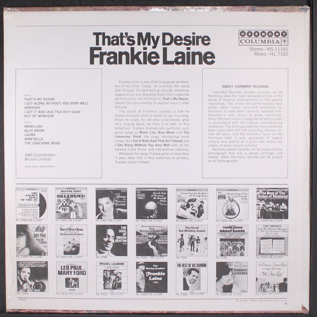 that's my desire by FRANKIE LAINE