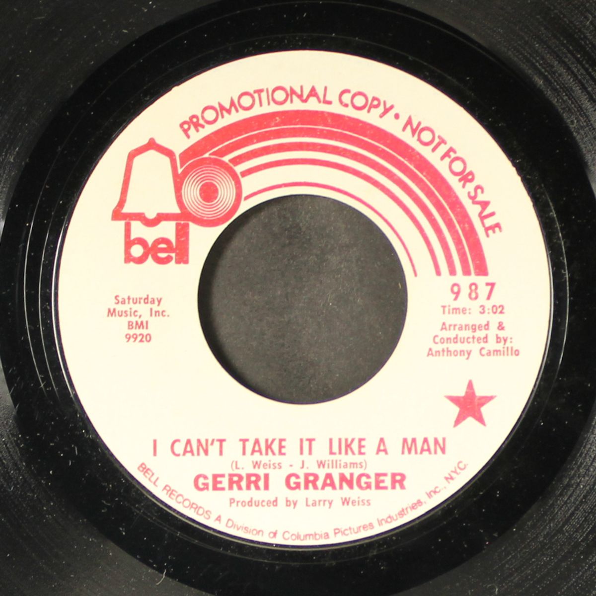 i can't take it like a man / get it together by GERRI GRANGER
