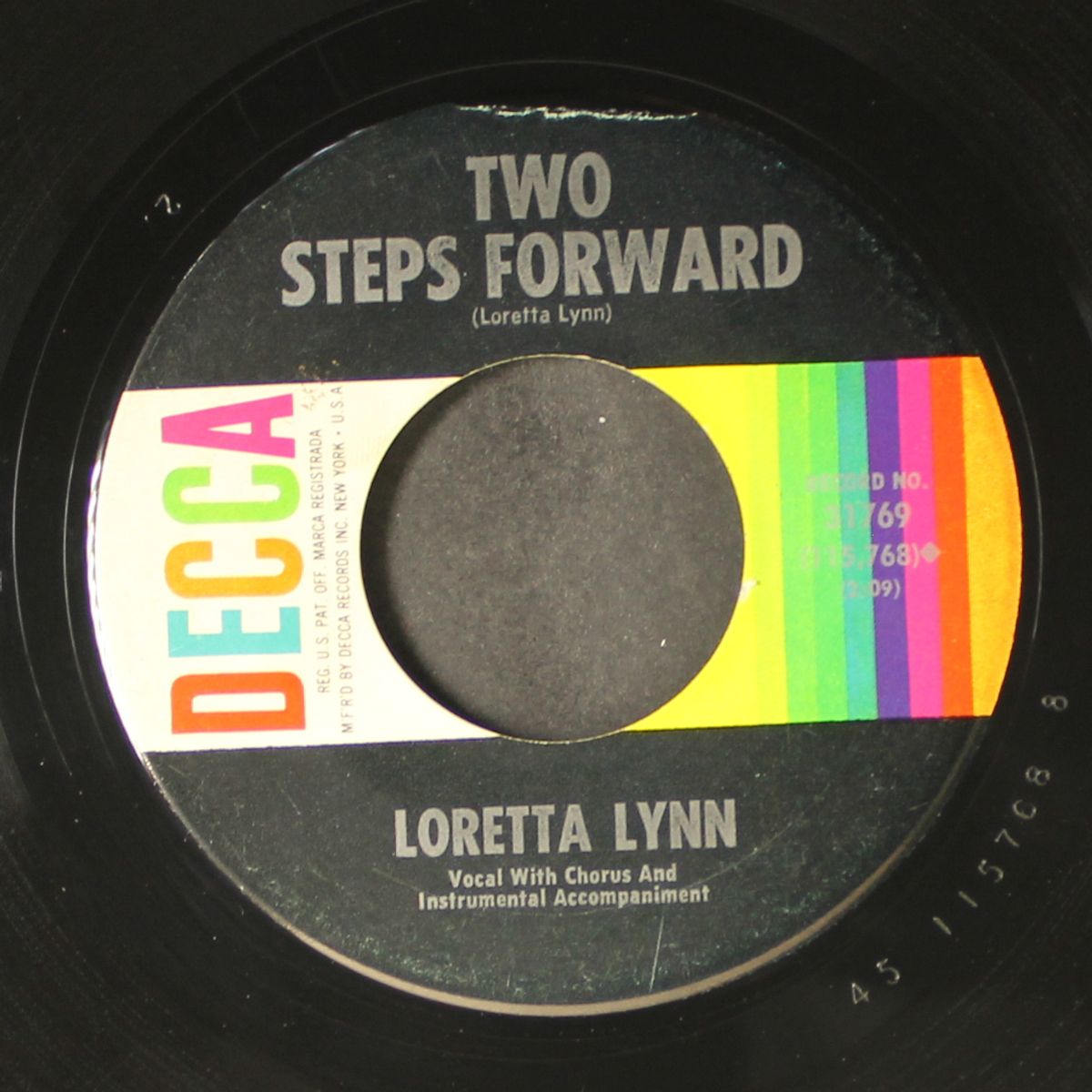 blue kentucky girl / two steps forward by LORETTA LYNN