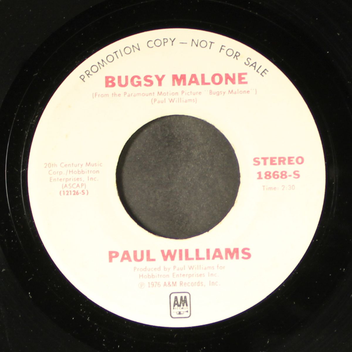 bugsy malone / mono by PAUL WILLIAMS