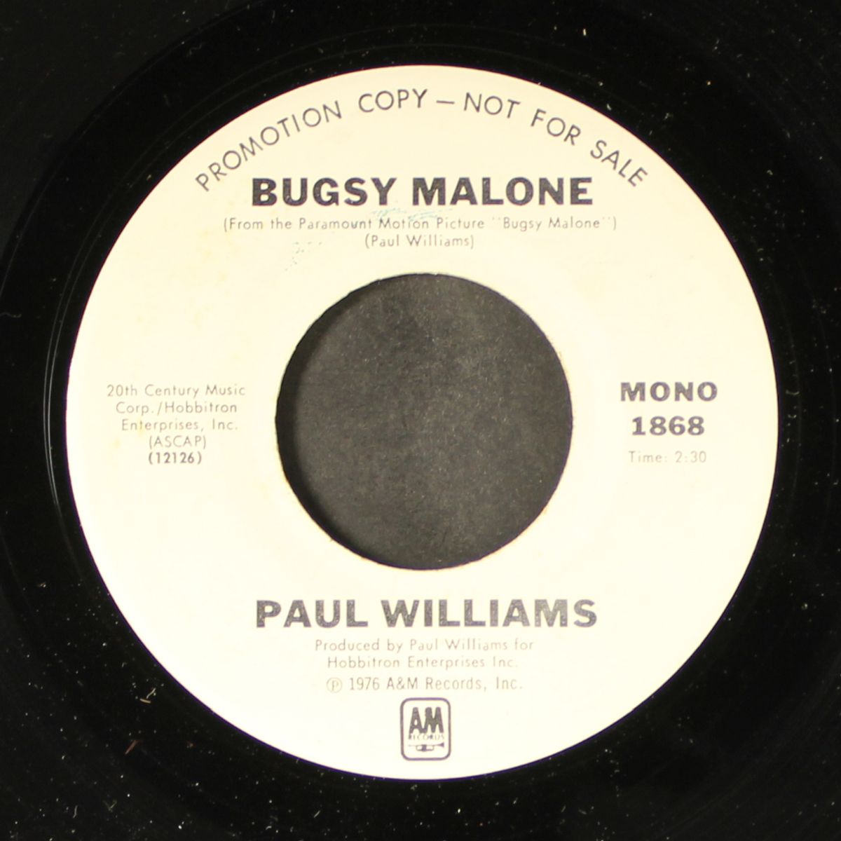bugsy malone / mono by PAUL WILLIAMS