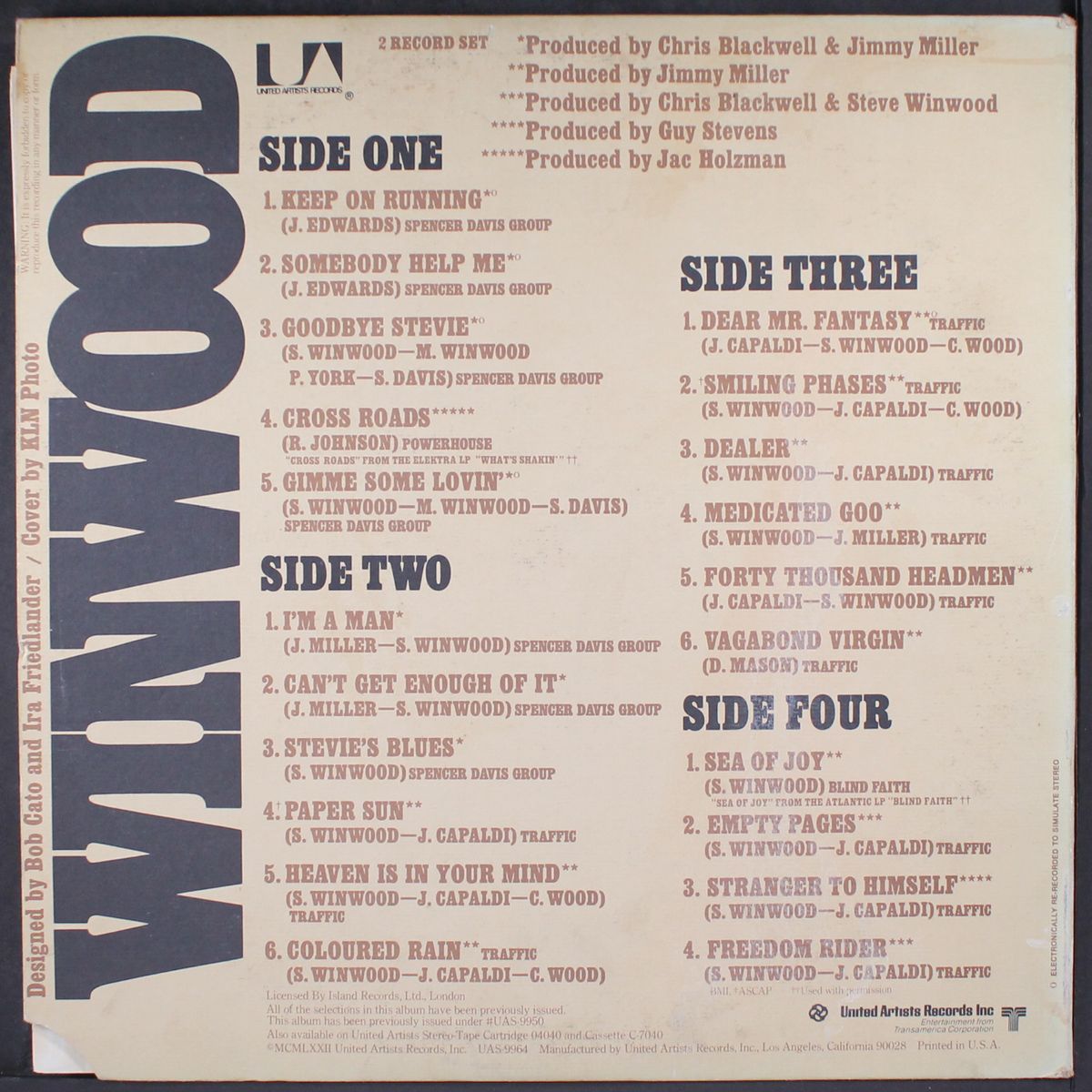 winwood by STEVE WINWOOD