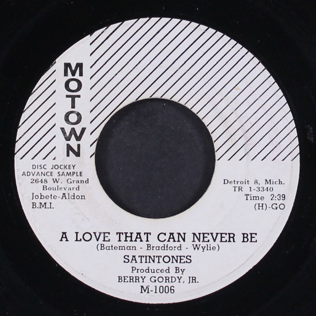 tomorrow & always / a love that can never be by SATINTONES