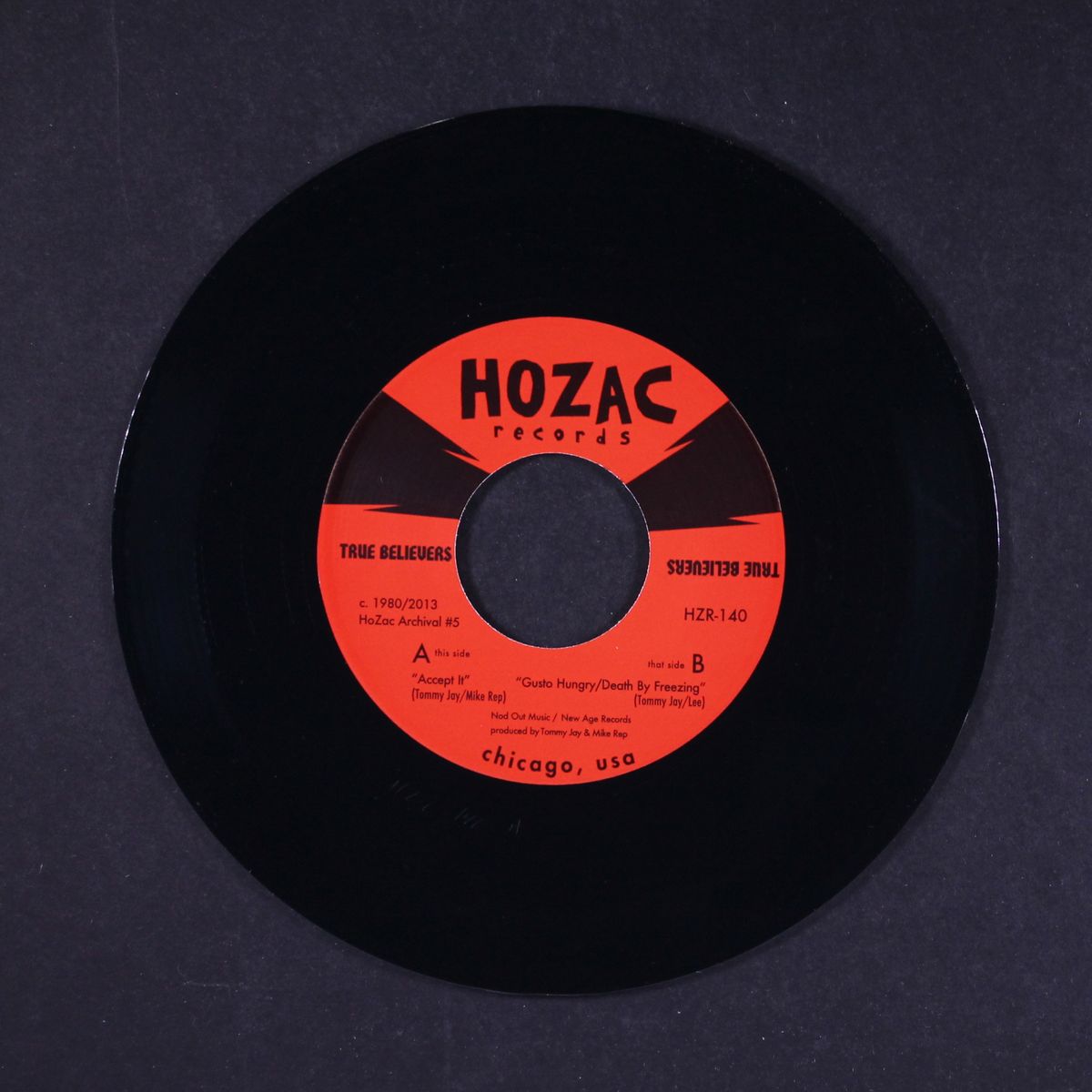 accept it / gusto hungry / death by freezing by TRUE BELIEVERS