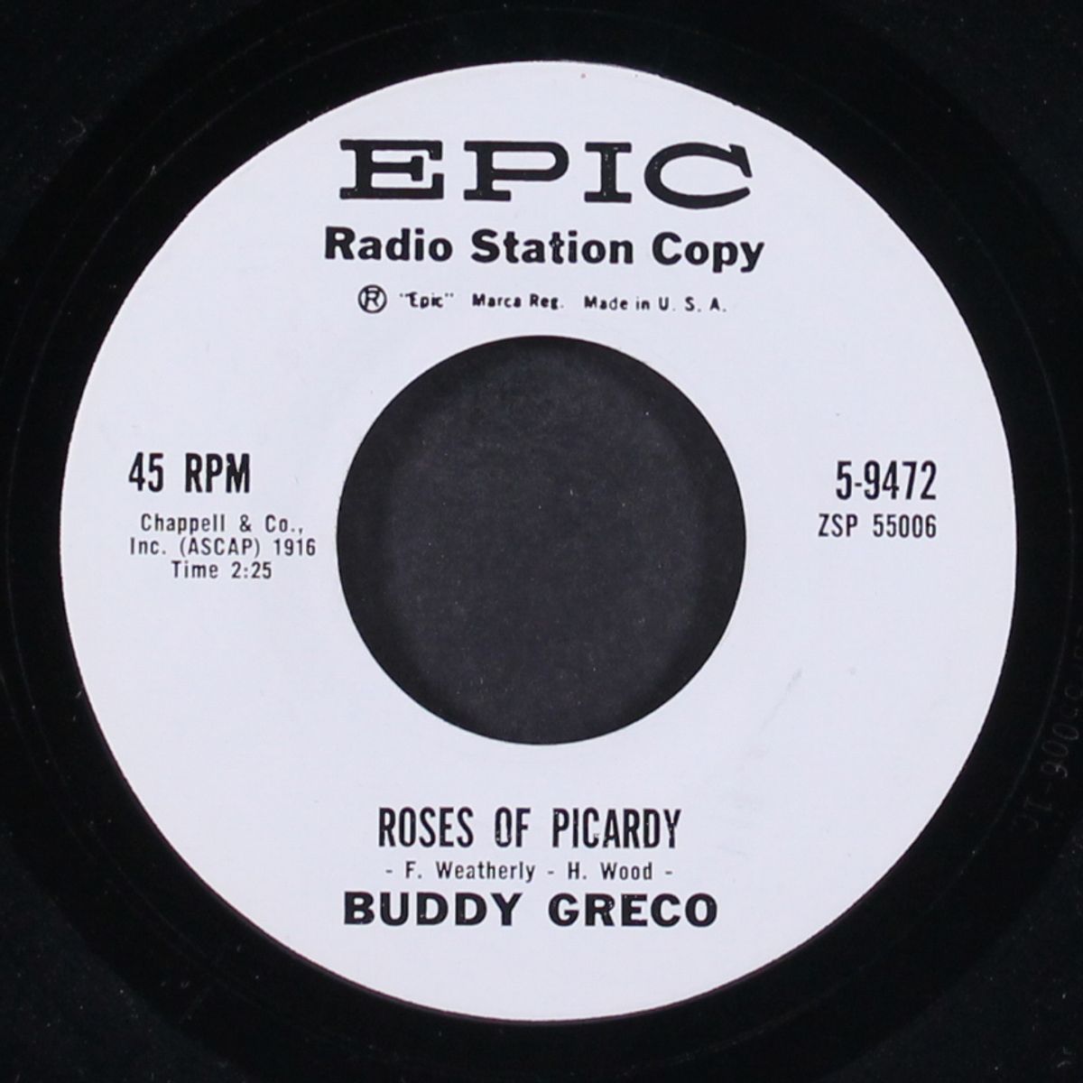 hallelujah i love her so / roses of picardy by BUDDY GRECO