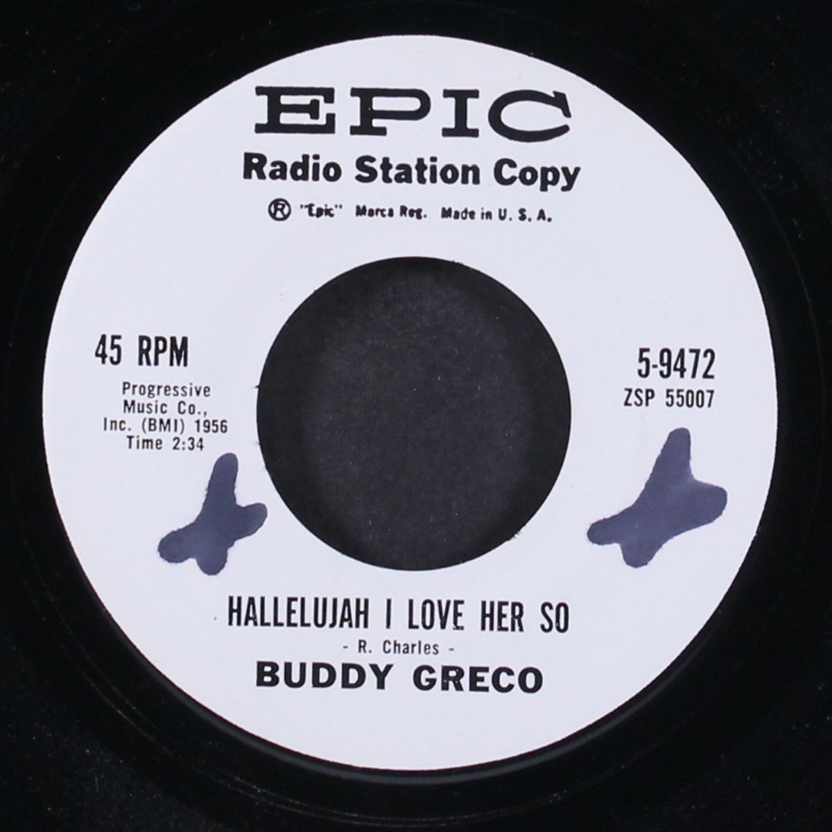 hallelujah i love her so / roses of picardy by BUDDY GRECO