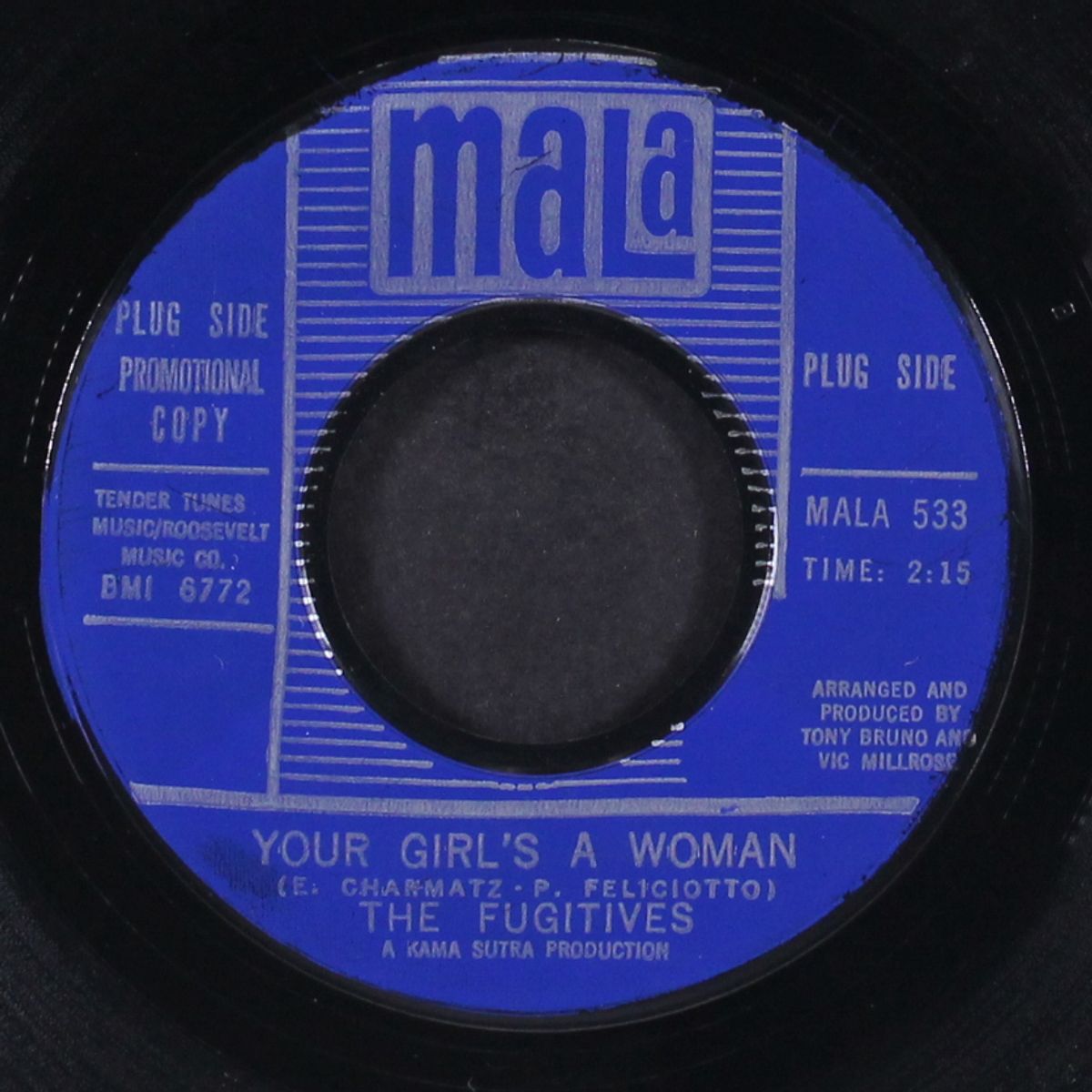your girl's a woman / she believes in me by FUGITIVES