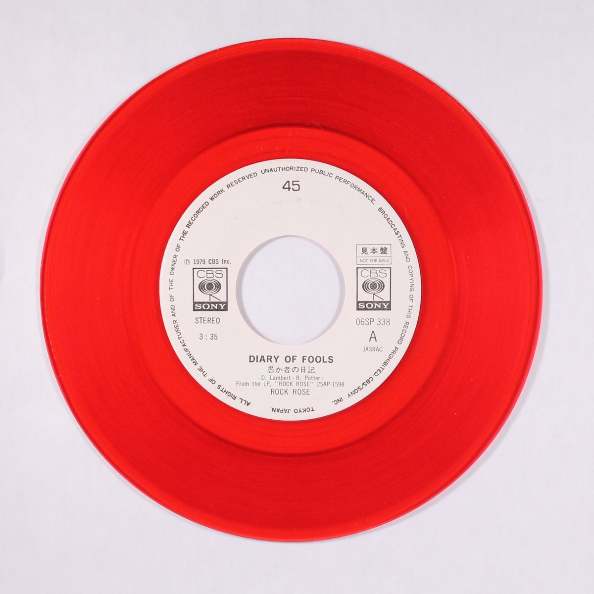 diary of fools / rock rose by ROCK ROSE