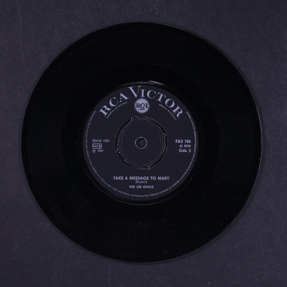 smile for me / take a message to mary by LEE KINGS