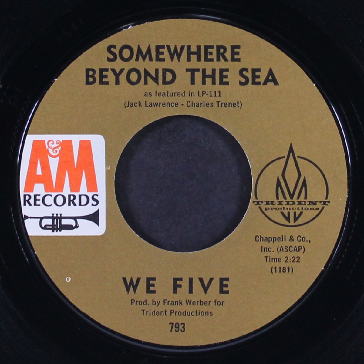 you let a love burn out / somewhere beyond the sea by WE FIVE
