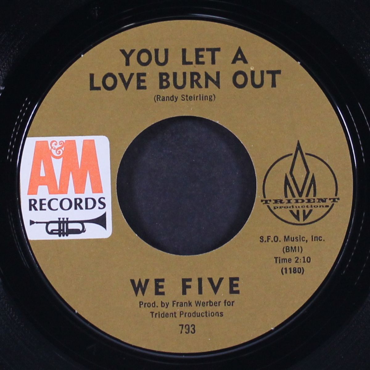 you let a love burn out / somewhere beyond the sea by WE FIVE