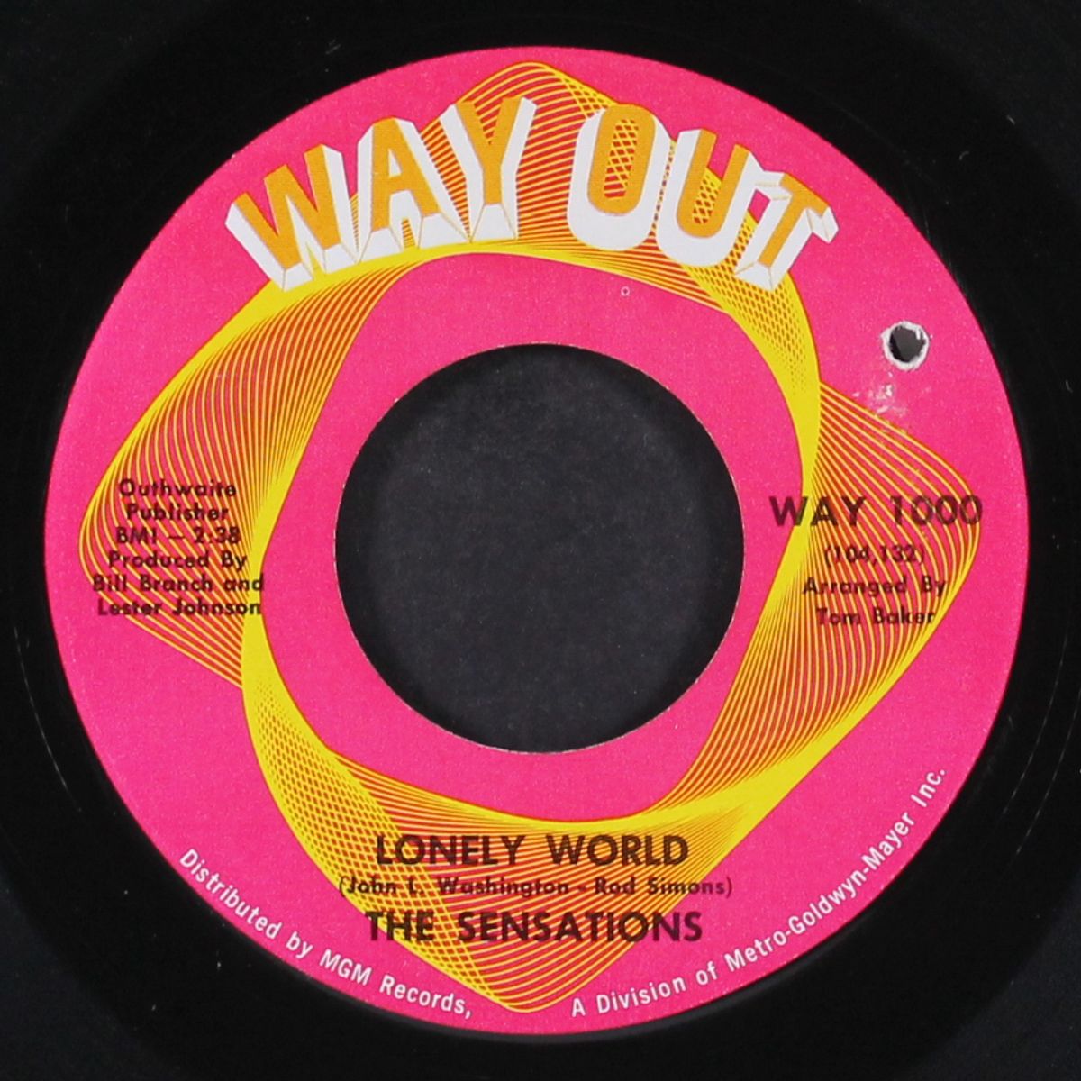 lonely world / gotta find myself another by SENSATIONS