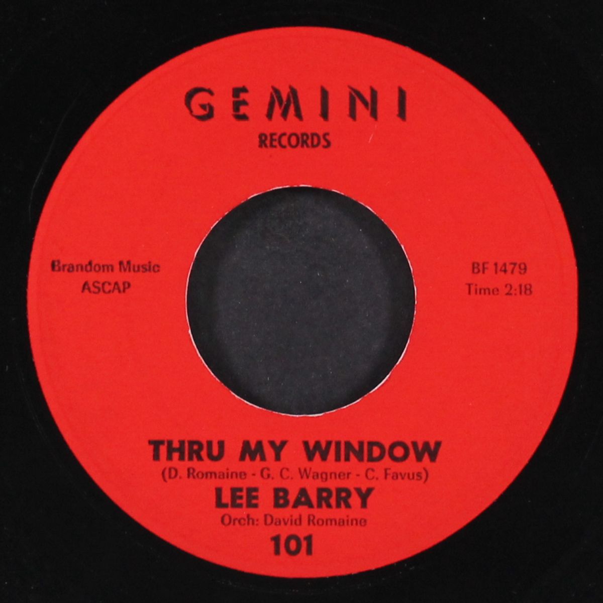 forty acres / thru my window by LEE BARRY