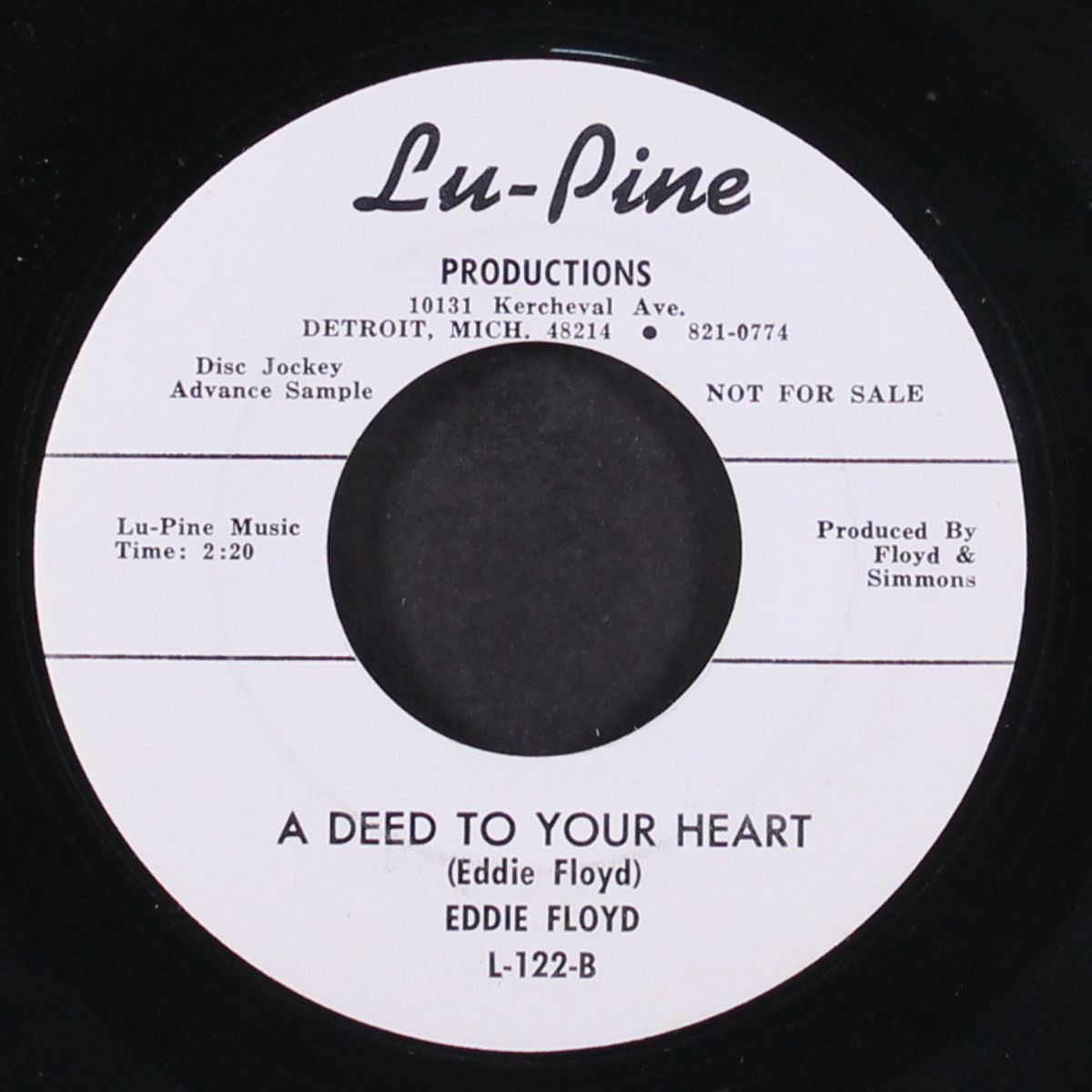 a deed to your heart by EDDIE FLOYD