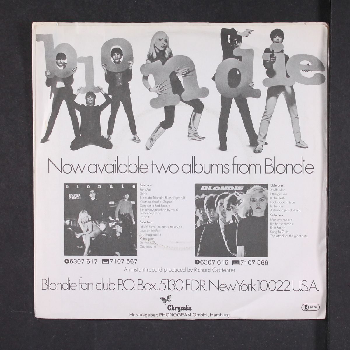 (i'm always touched by your) presence, dear / poets problem / detroit by BLONDIE