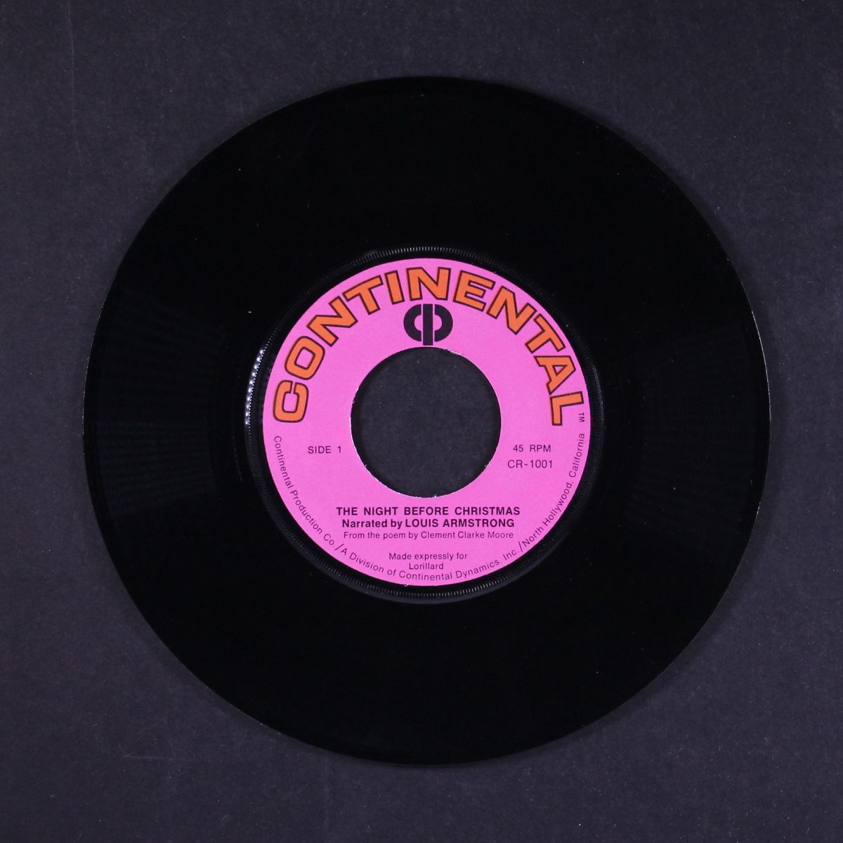 the night before christmas by LOUIS ARMSTRONG