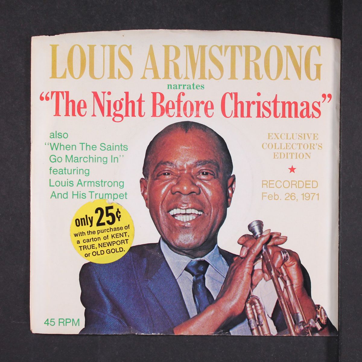 the night before christmas by LOUIS ARMSTRONG