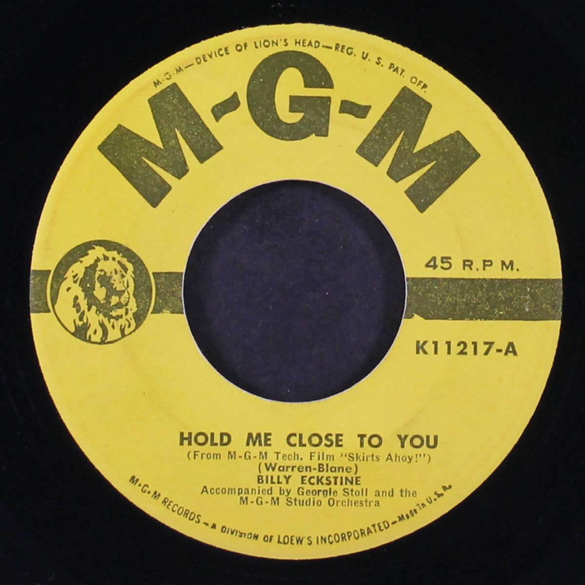 hold me close to you by BILLY ECKSTINE