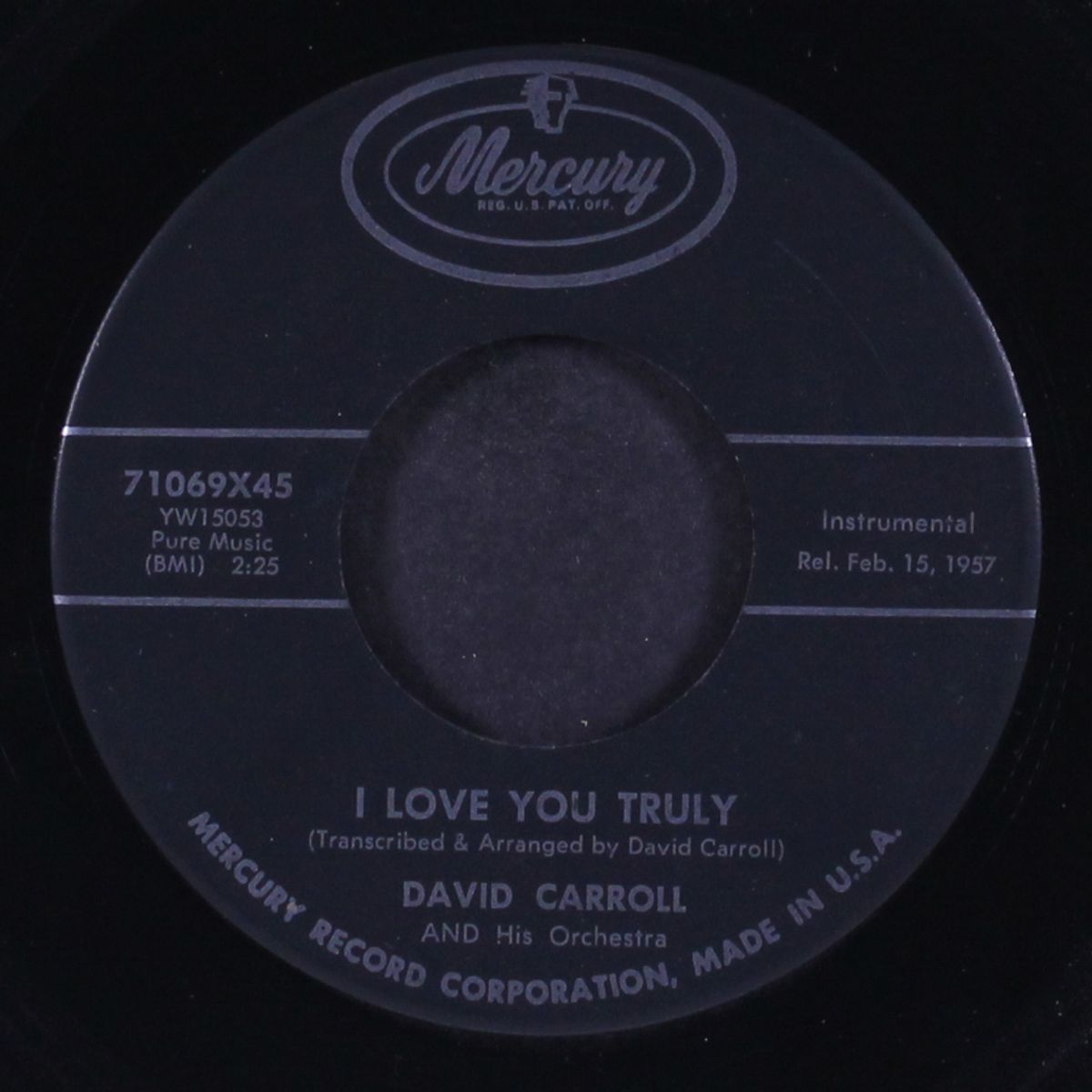 the ship that never sailed / i love you truly by DAVID CARROLL