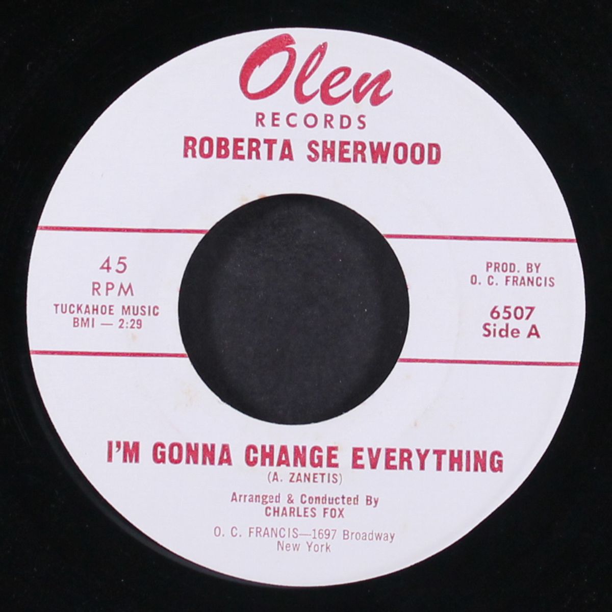 i'm gonna change everything by ROBERTA SHERWOOD