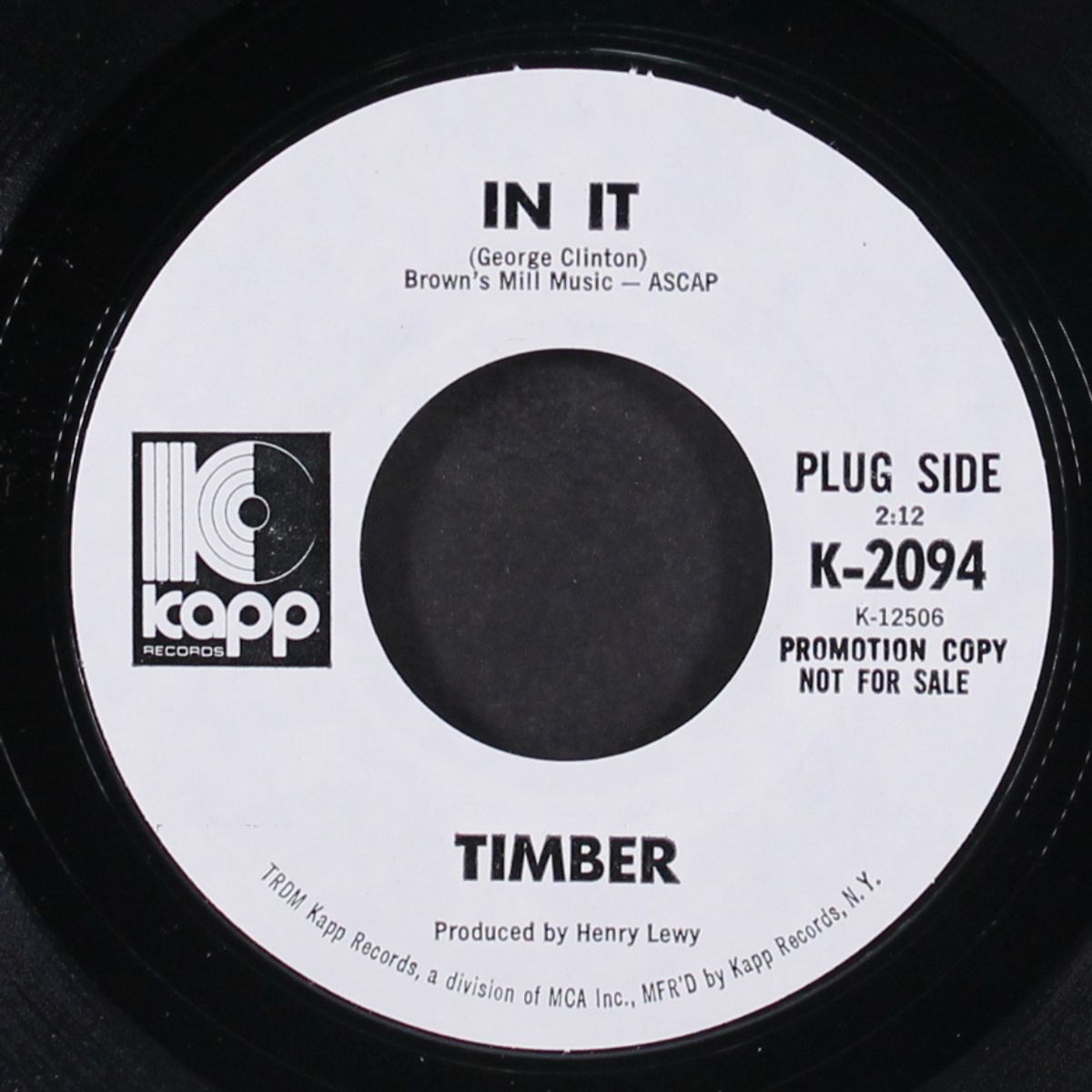 in it by TIMBER