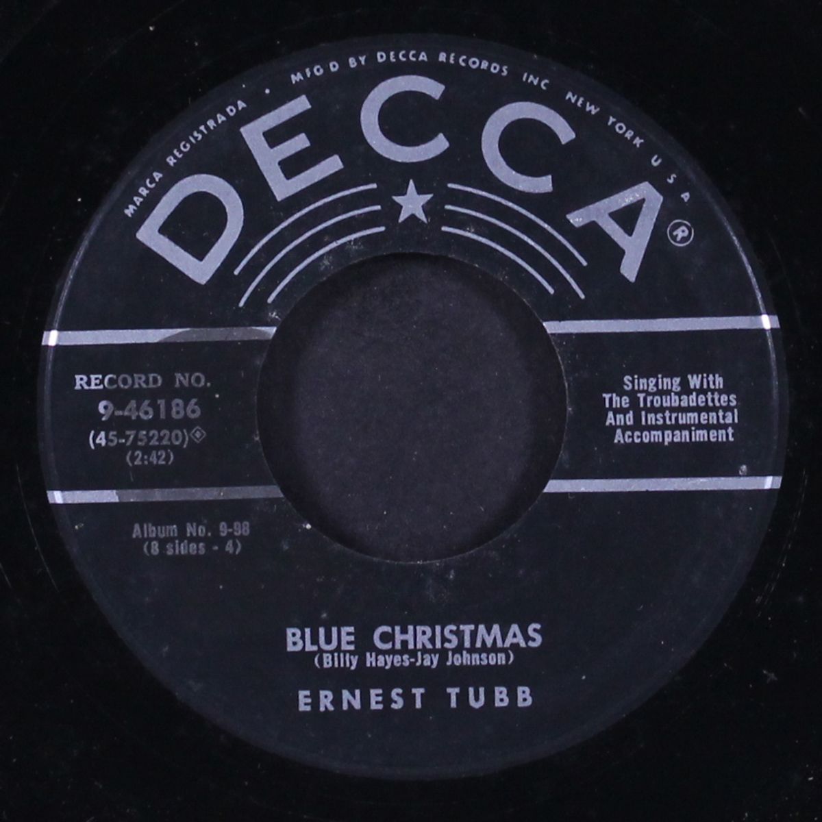 white christmas by ERNEST TUBB