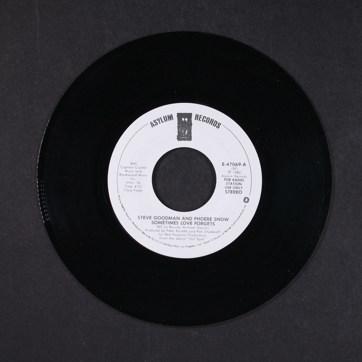 sometimes love forgets / same by STEVE GOODMAN & PHOEBE SNOW