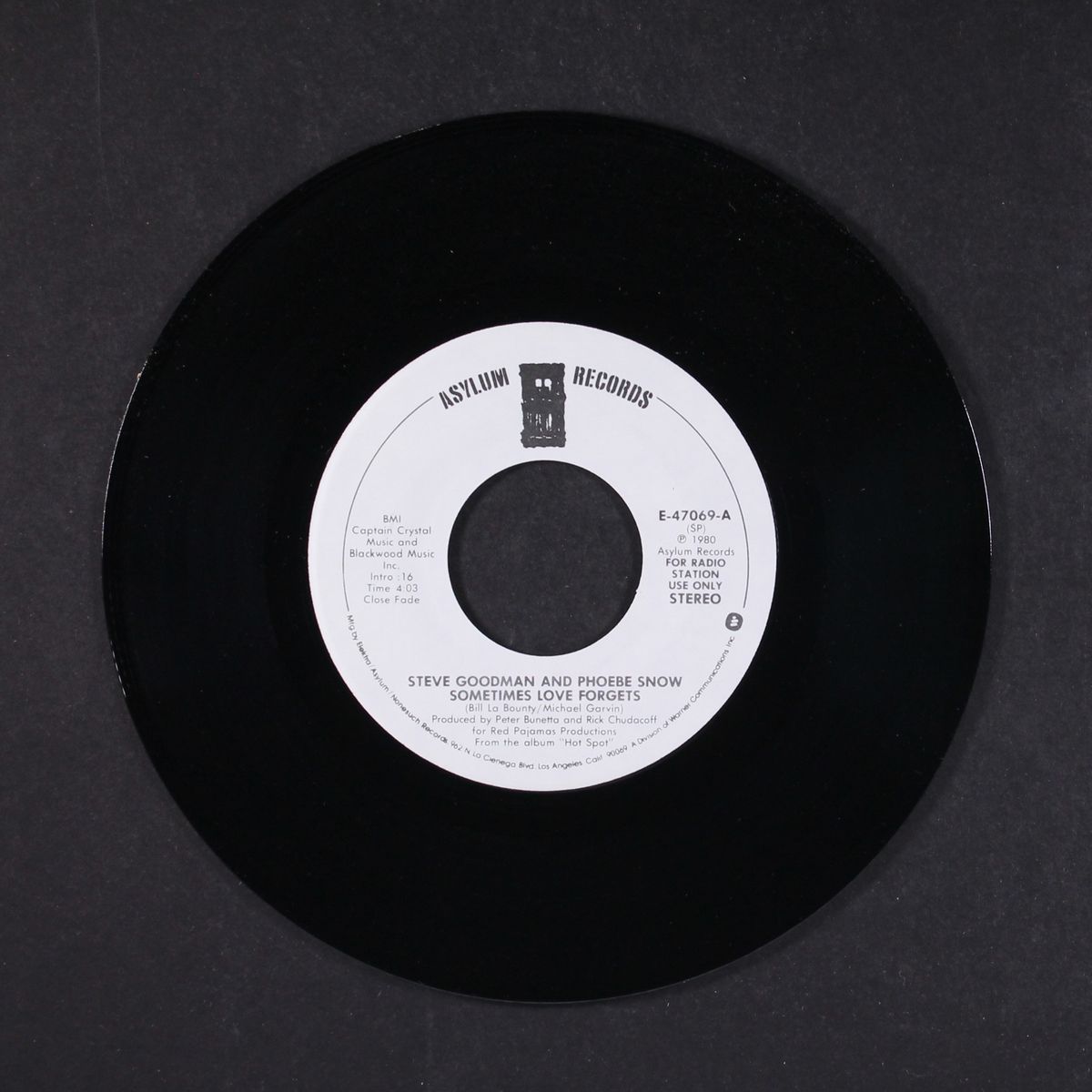 sometimes love forgets / same by STEVE GOODMAN & PHOEBE SNOW