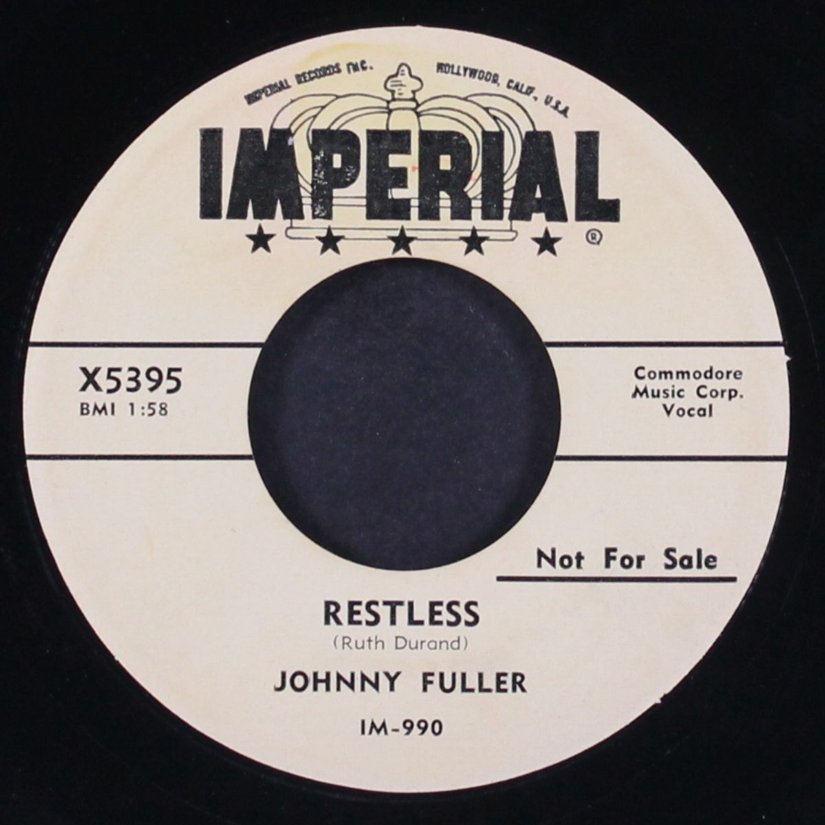 don't slam that door / restless by JOHNNY FULLER