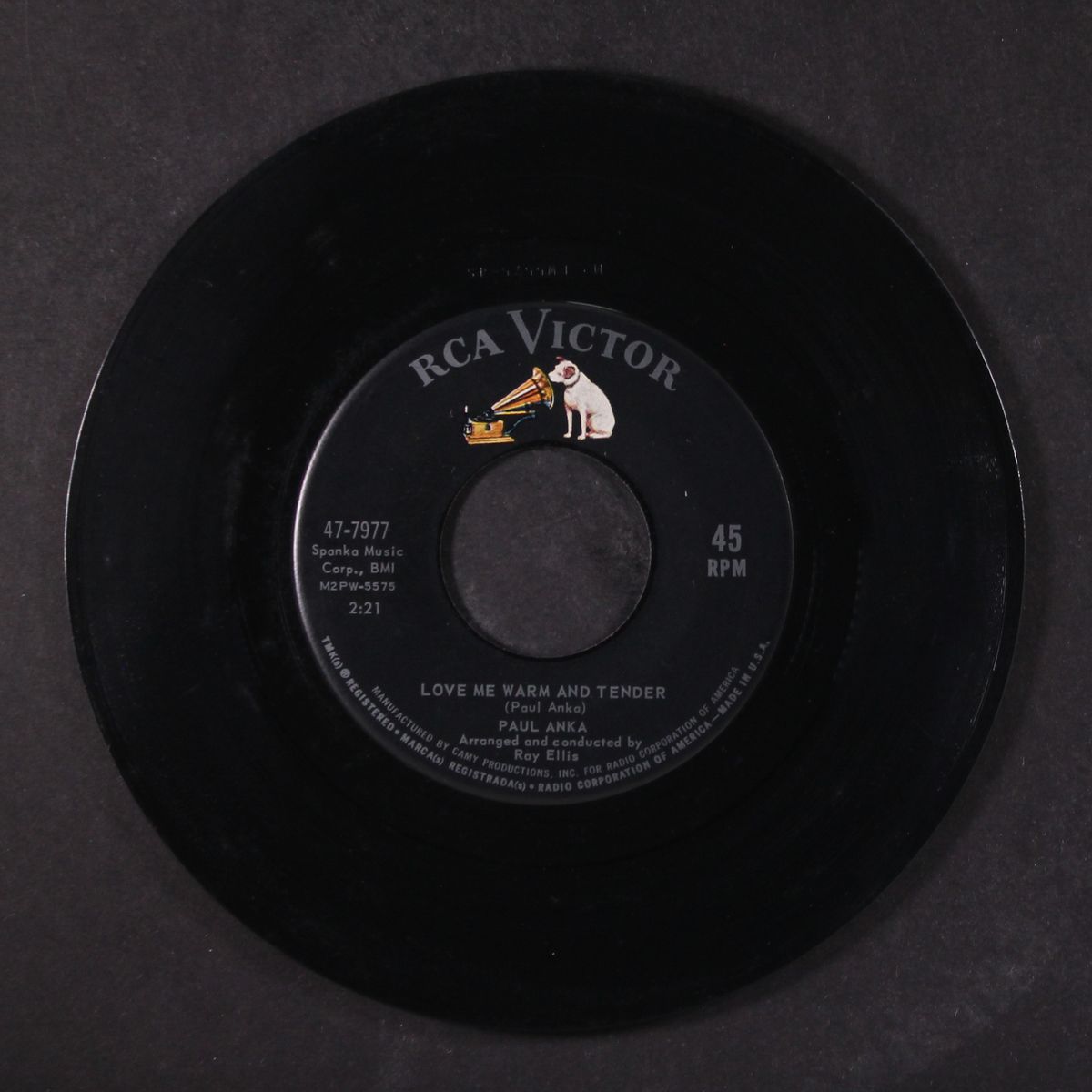 love me warm and tender by PAUL ANKA
