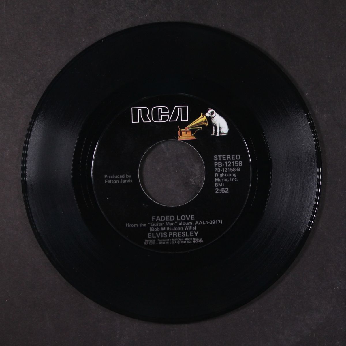guitar man / faded love by ELVIS PRESLEY