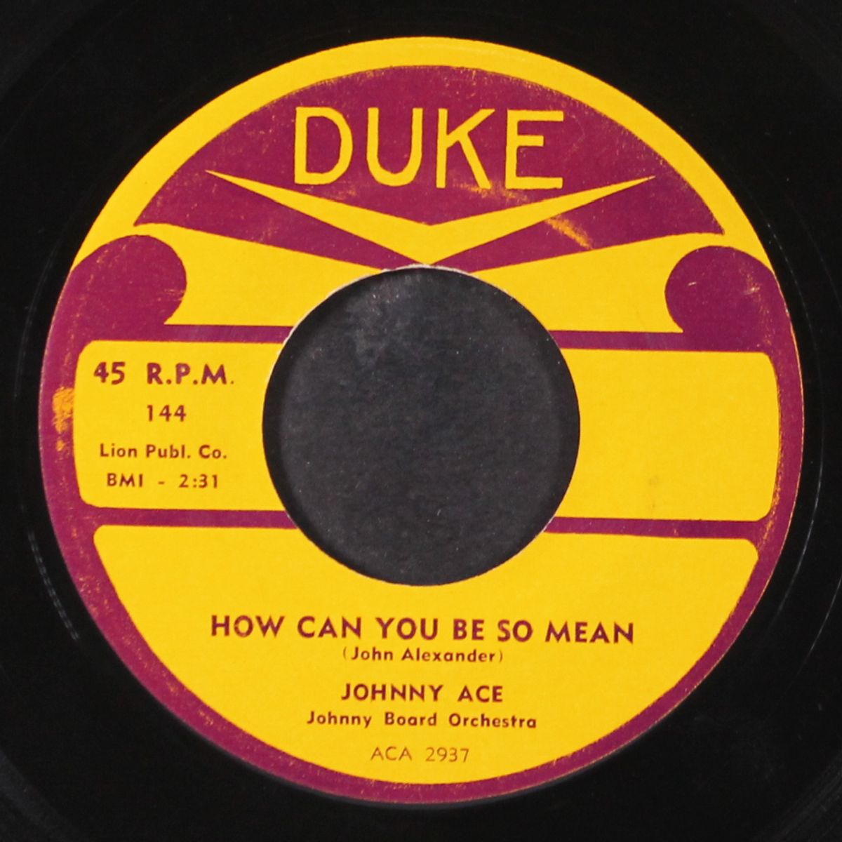 anymore / how can you be so mean by JOHNNY ACE