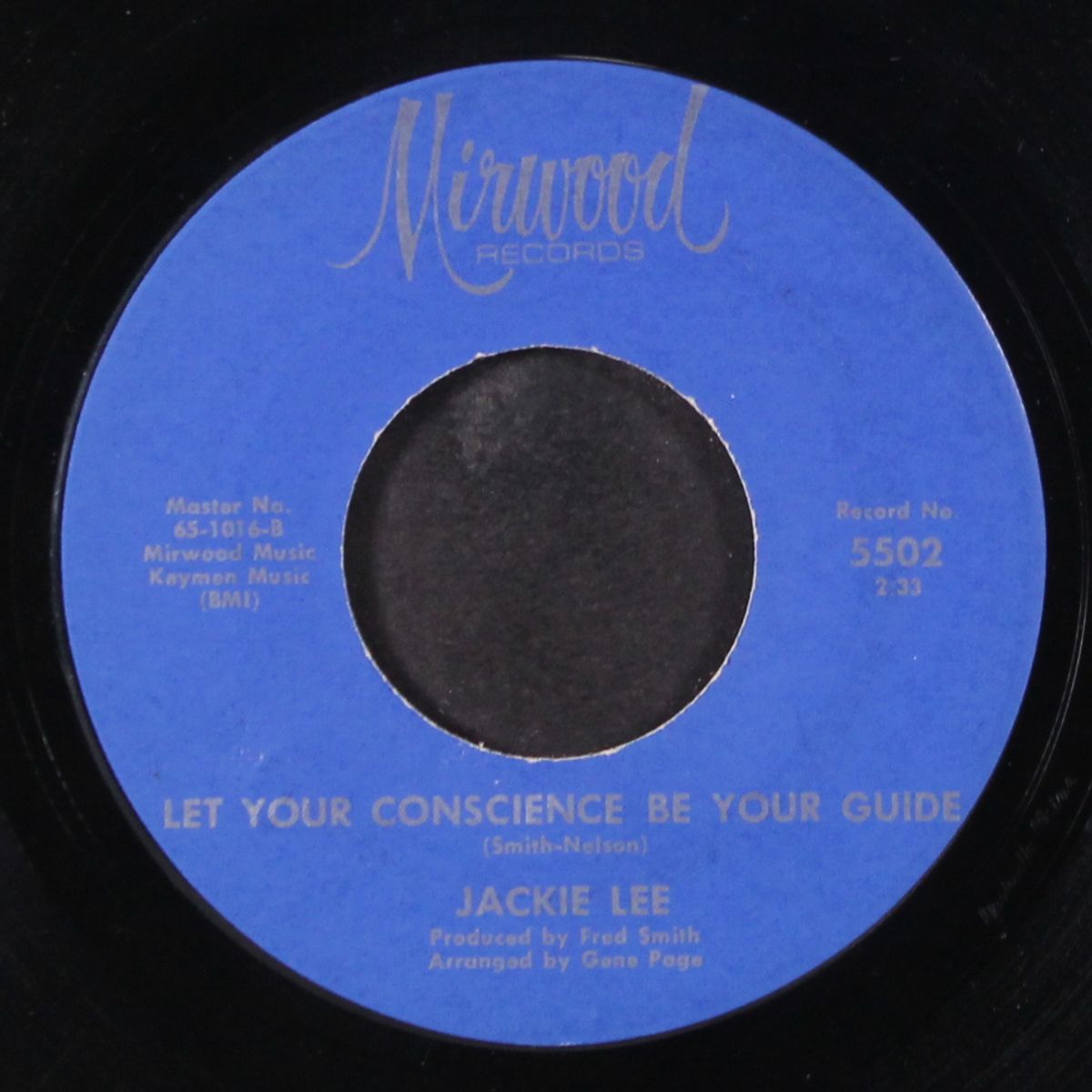 the duck / let your conscience be your guide by JACKIE LEE