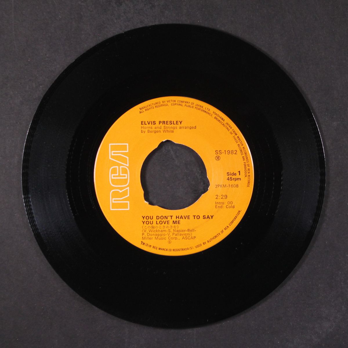 you don't have to say you love me by ELVIS PRESLEY