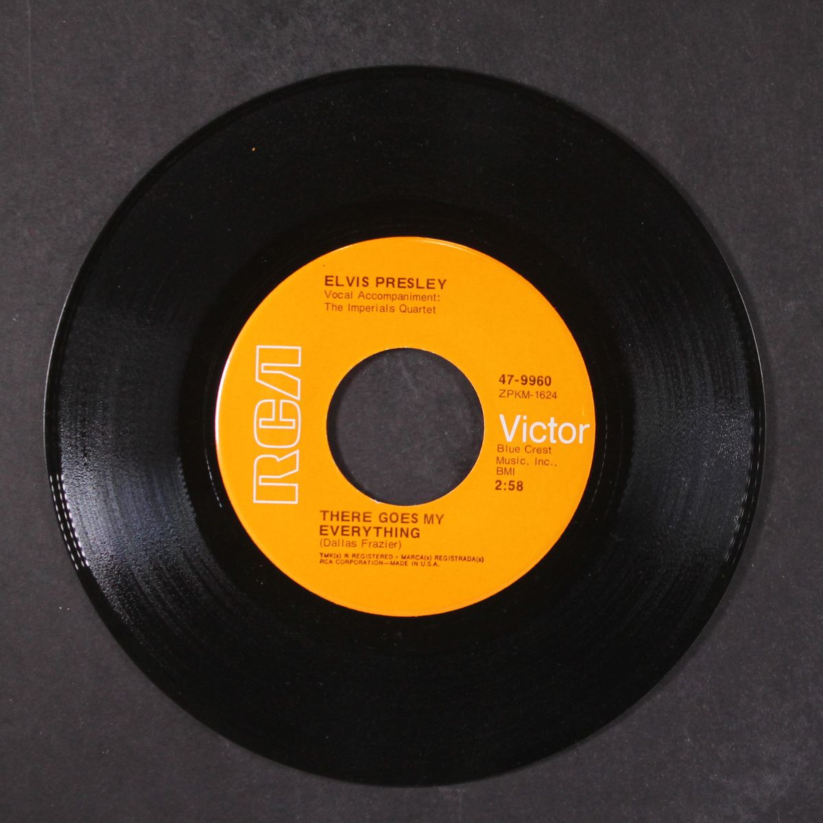 i really don't want to know / there goes my everything by ELVIS PRESLEY